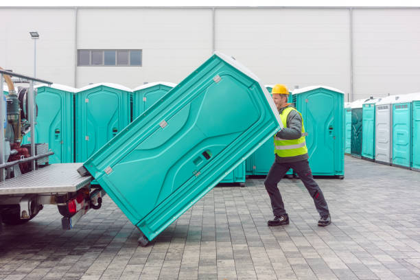 Porta potty delivery and setup in Woodbury, NJ